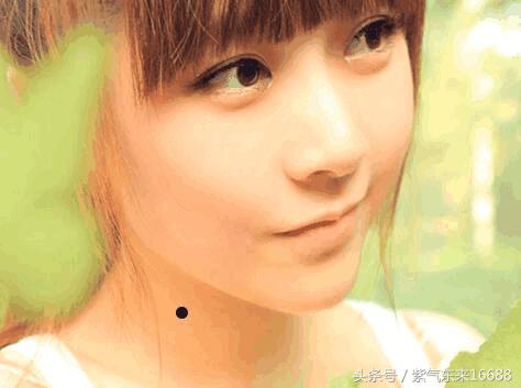 痣相圖解:女人脖子上有痣圖解